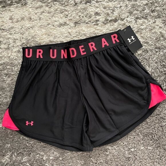 NWT Under Armour Play Up 5” Women’s Shorts - Picture 1 of 8